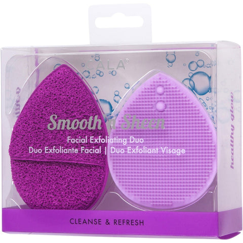 Facial Exfoliators Duo (Purple)